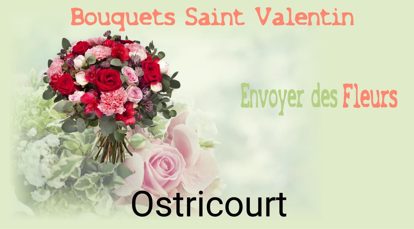 Roses de Saint-Valentin livrées à Ostricourt